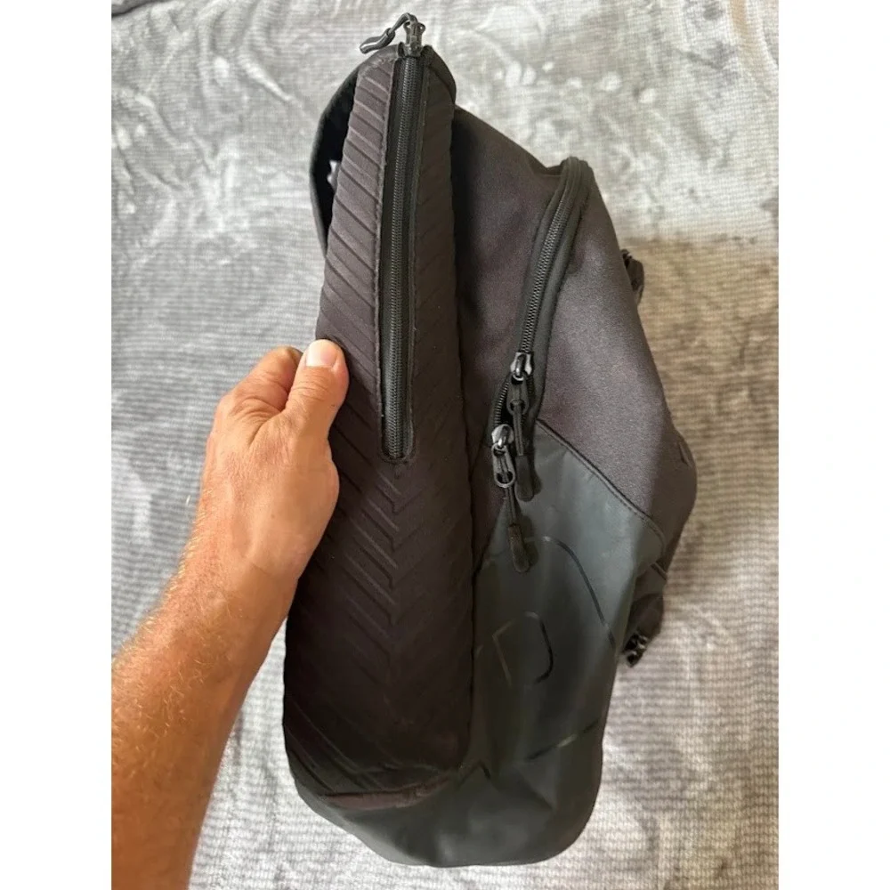 DeMarini Baseball Softball Equipment Backpack Bat Bag Black Grey Gear Bag